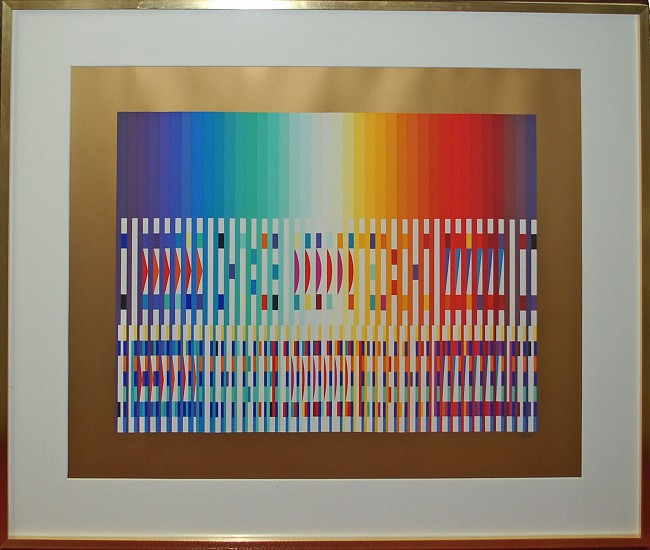 Yaacov Gipstein Agam, Curtain
Color Lithograph