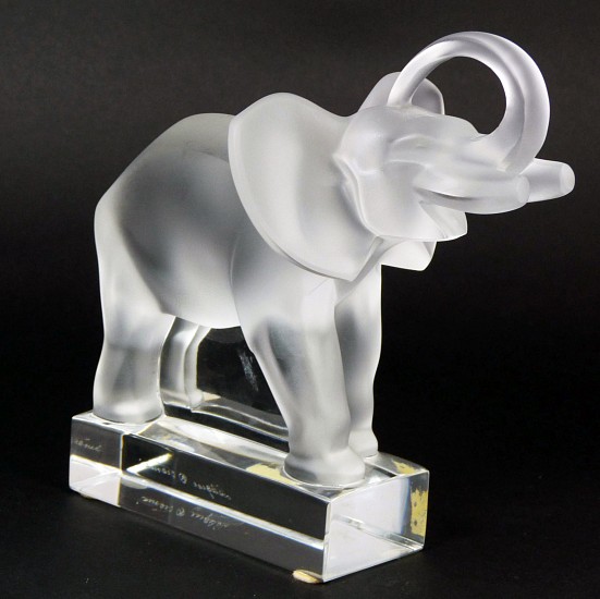 Lalique, Elephant
Glass