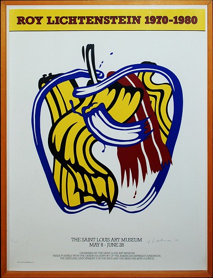 Roy Lichtenstein, Apple Poster, Saint Louis Art Museum
1981, Color Lithograph