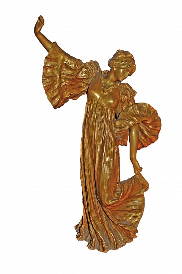 Agathon Leonard, Danseuse Au Cothurne
1900, Gilt Bronze