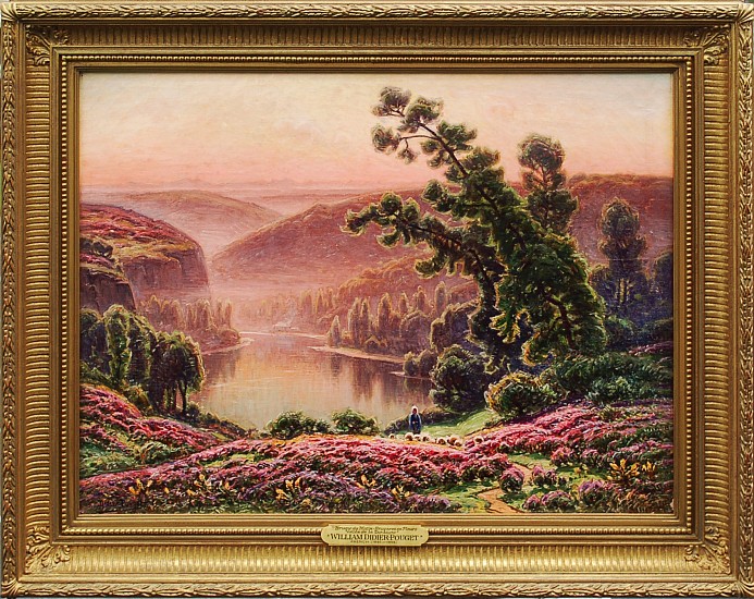 William Didier-Pouget, Brume Du Matin - Bruyeres En Fleurs, Vallee De La Dordogne
Oil on Canvas