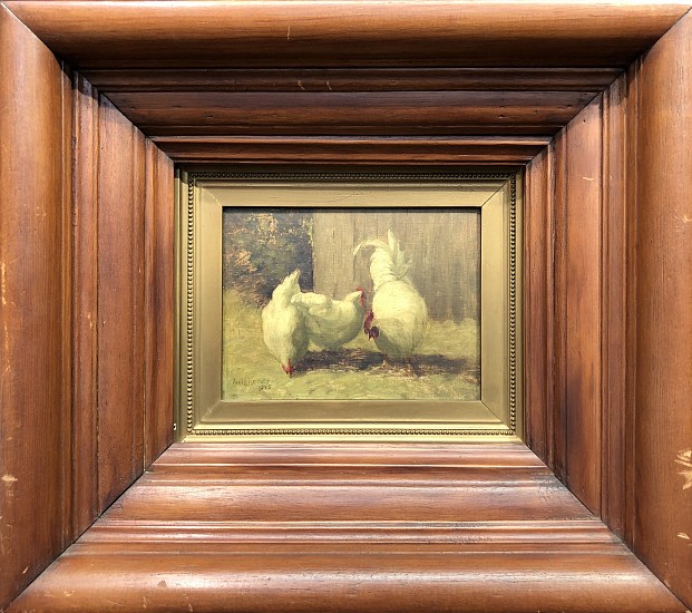 Paul Harney, Three White Chickens
1915, Oil on Board