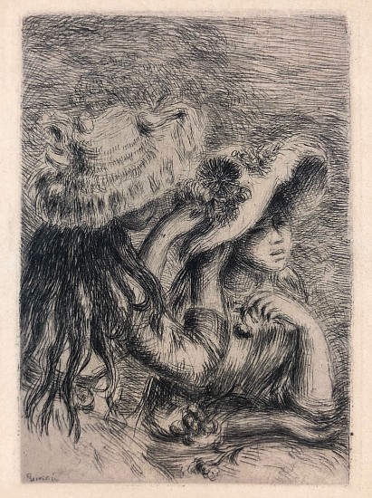 Pierre Auguste Renoir, Chapeau Epringle
Etching