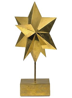 Yaacov Gipstein Agam, Star of Peace
Brass