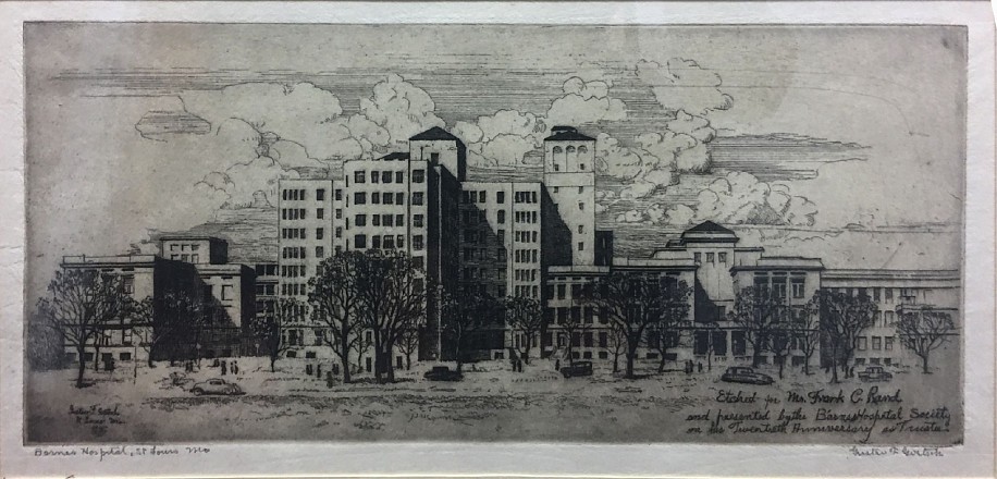 Gustav Goetsch, Barnes Hospital
Engraving