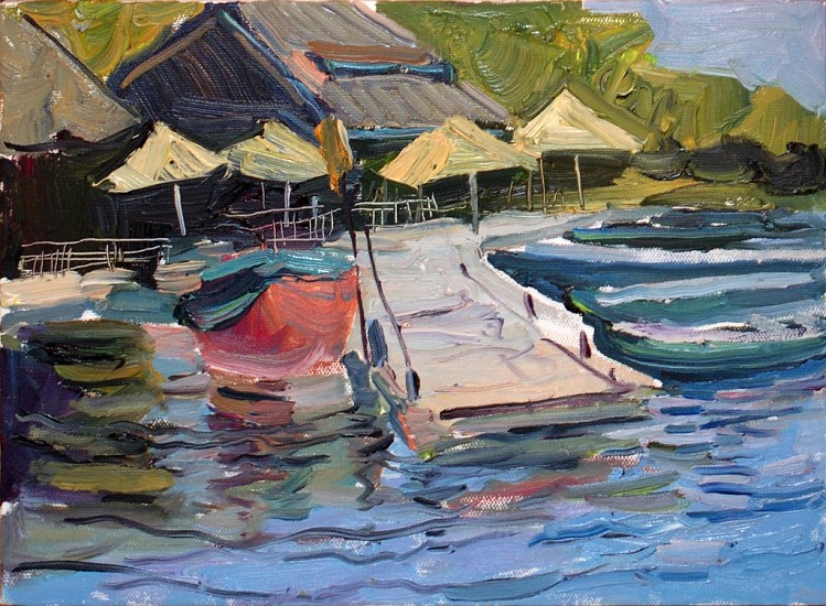 Yingxue Zuo, Forest Park Boat House Dock
Oil on Panel