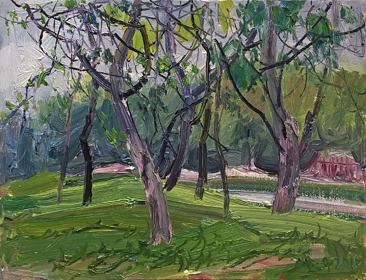 Yingxue Zuo, Forest Park Landscape II
Oil on Canvas