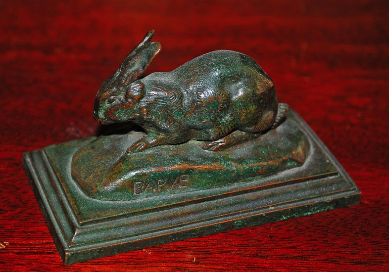Barye, Rabbit
Bronze