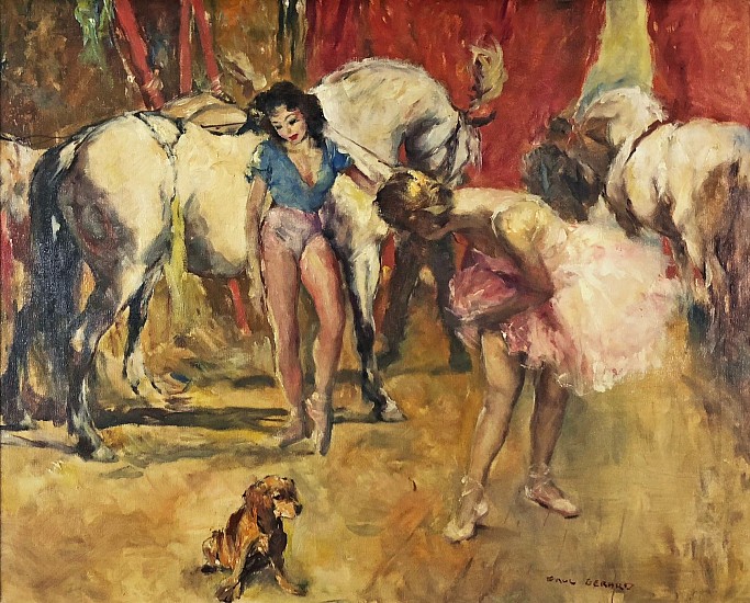 Paul Gerard, At the Circus
Oil on Canvas