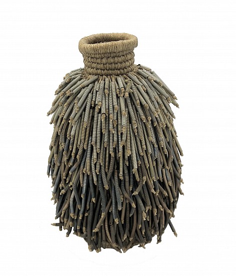 Mary Giles, Vase
Wax Linen with Entwined Metal Wire