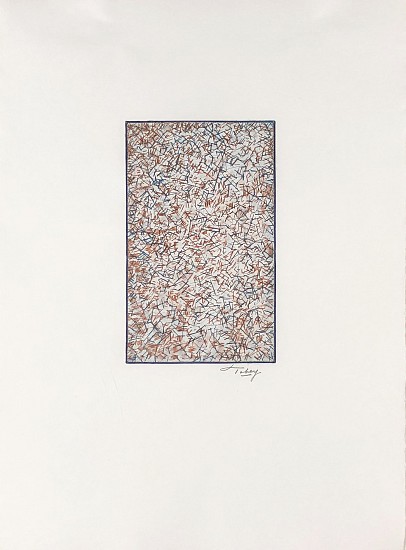Mark Tobey, Pensees Germinales
1973, Drypoint Engraving