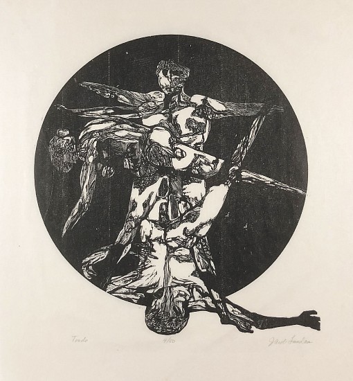 Jacob Landau, Tondo
Black and White Lithograph