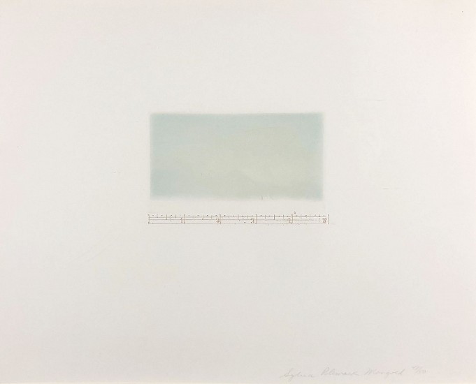Sylvia Plimack Mangold, Aquatint
Color Lithograph
