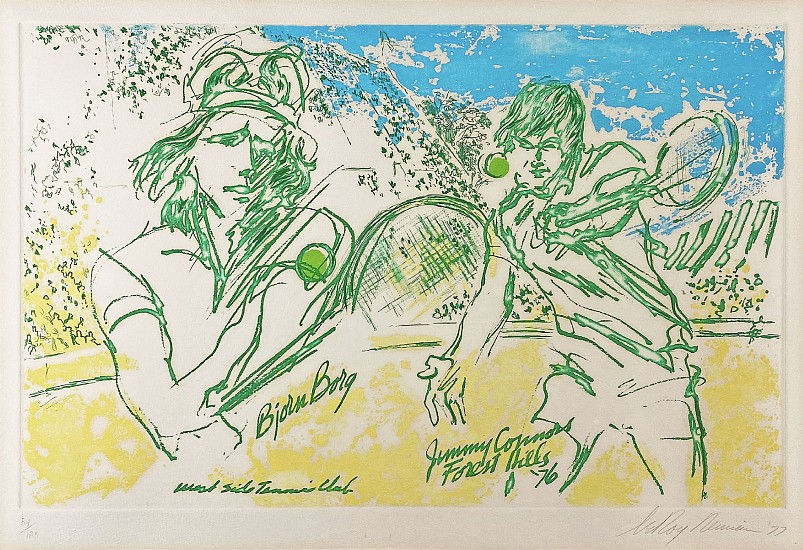 Leroy Neiman, Bjorg-Connor
1977, Aquatint Engraving
