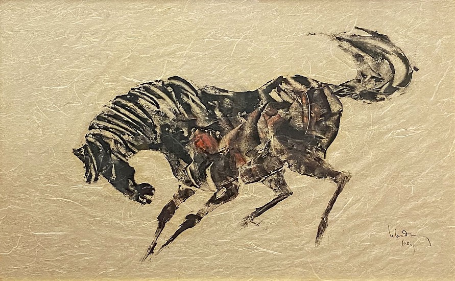 Lebedang, Horse Study
Mixed Media