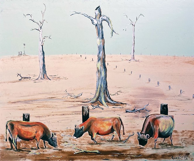 Gray Smith, The Australian Outback
1958, Oil on Masonite