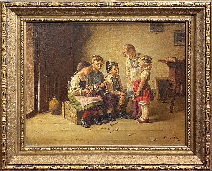 Edmund Adler, Presenting the Bouquet
Oil on Canvas