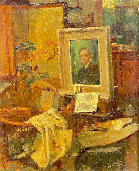 Gustav Goetsch, Studio Interior
1964, Oil on Canvas