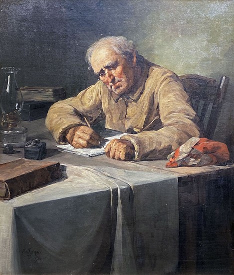 Paul Harney, Old Man Writing
1900, Oil on Canvas