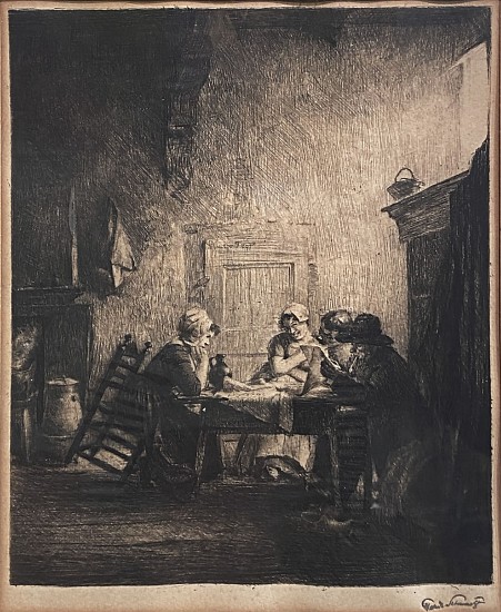 F. Schmutzer, A Neglected Wife
1897, Engraving