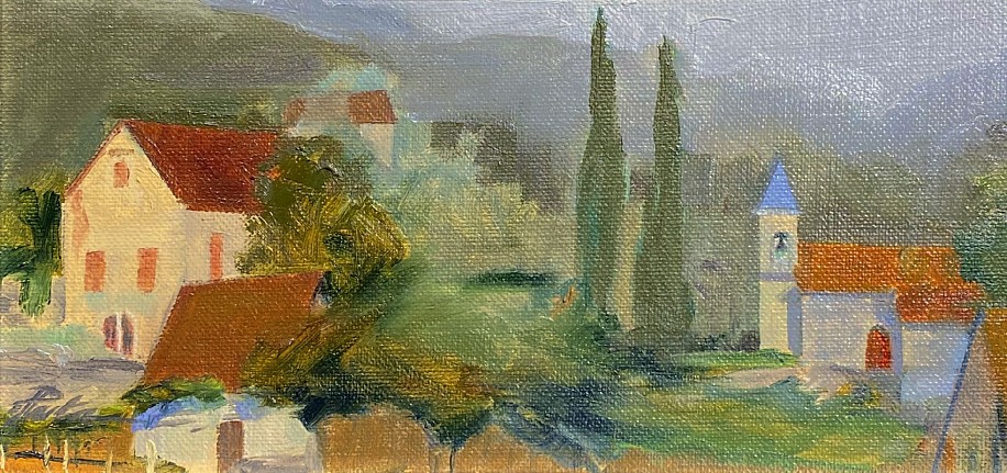 Joan Parker, Village Cadrieu Tranquille
Oil on Canvas