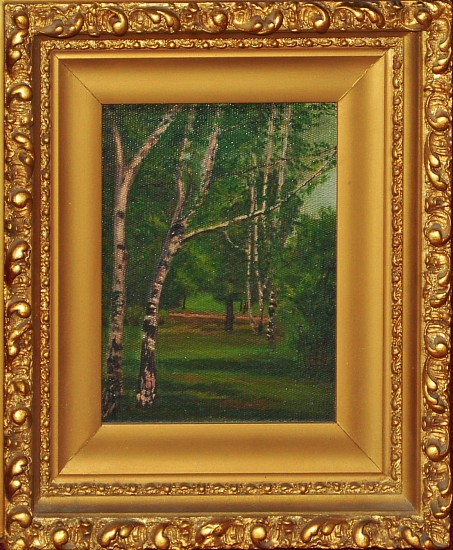 Paul Cornoyer, Forest Landscape
Oil on Artist Board