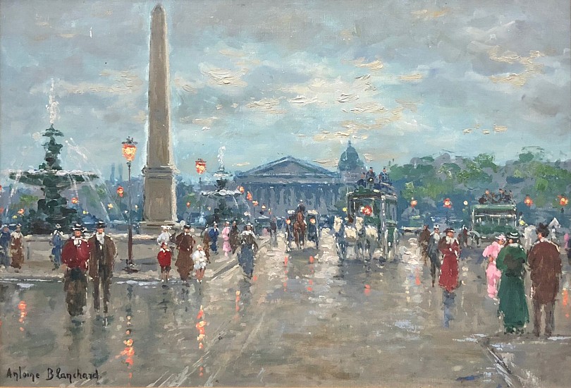 Antoine Blanchard, Place De La Concorde
Oil on Canvas