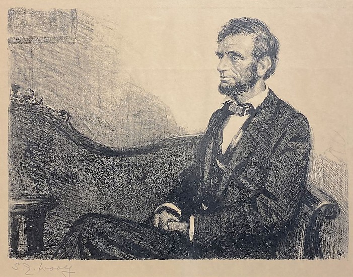 Samuel J. Woolf, Abraham Lincoln
Lithograph