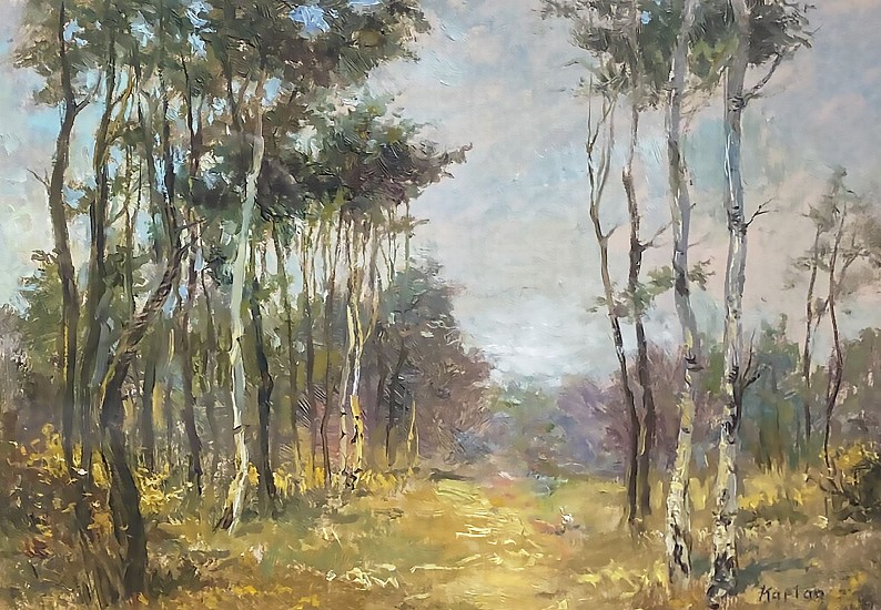 Mark Kaplan, Landscape
Oil on Paper