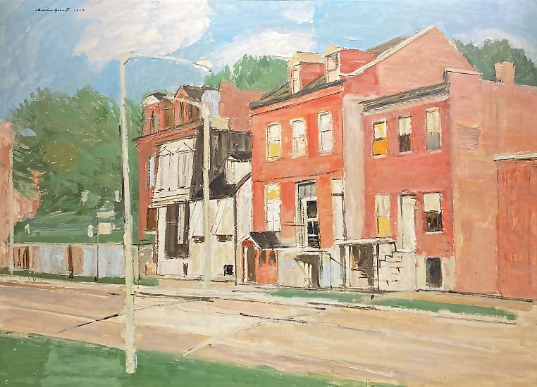 Charles Quest, 19th Century Houses, St. Louis
1968, Oil on Panel