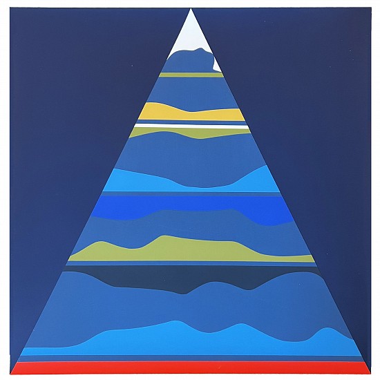 Ernest Tino Trova, Falling Man, Pyramid
1967, Silkscreen