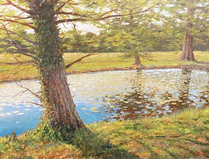 Timothy Wilson, Lily Pond & Trees, Arcadia, MO
2023, Oil on Artist Board