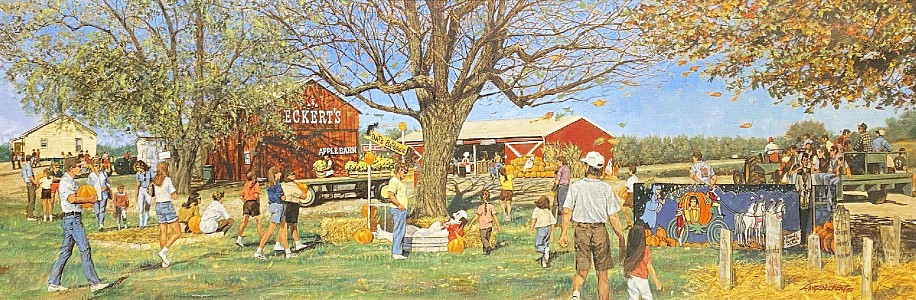 Don Langeneckert, Eckert’s Farm, Fall
1995, Oil on Canvas