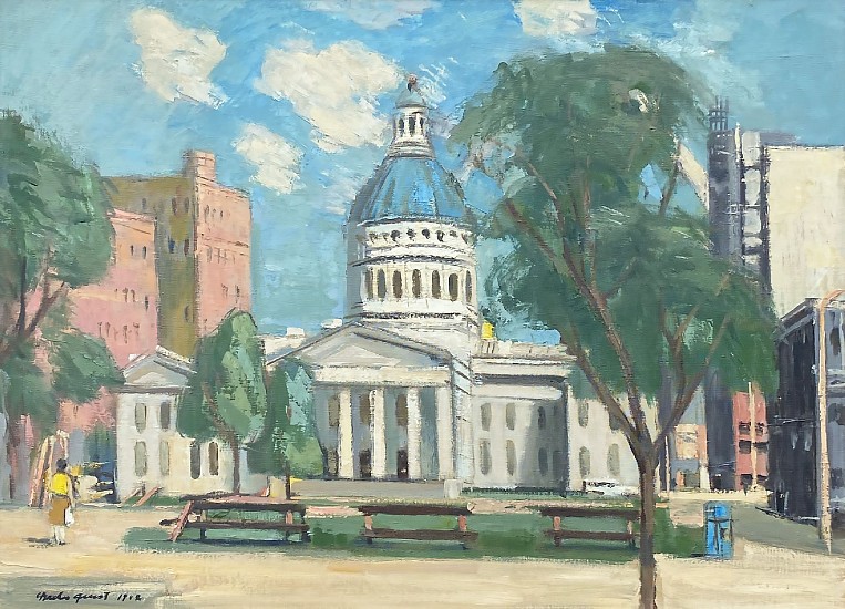 Charles Quest, The Old Courthouse
1968, Oil on Canvas