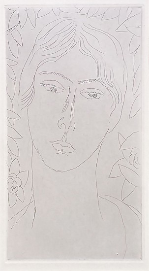 Henri Emile Benoit Matisse, Mlle Landsberg" (grade planche, pl. 16)
1914, Drypoint Etching