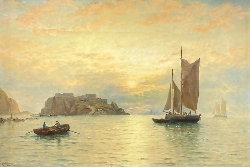 George Stanfield Walters, Sunset On the Midway
Oil on Canvas