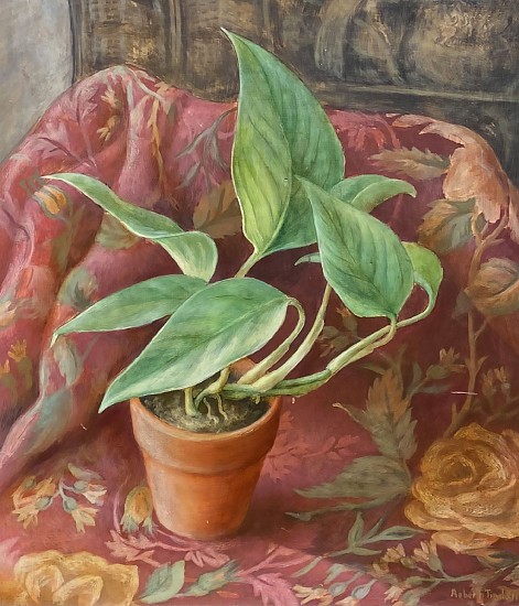 Robert E Tindall, Philodendron
Egg Tempera with Resin-oil Glazes