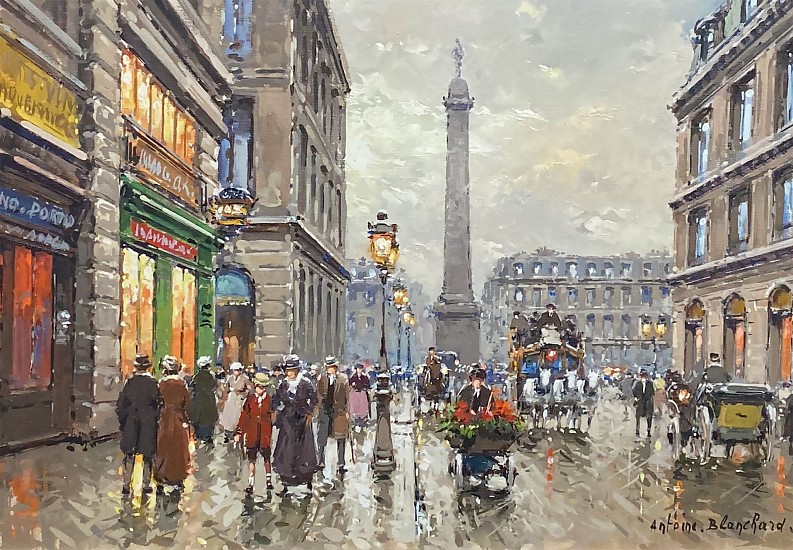 Antoine Blanchard, Place de la Bastille
Oil on Canvas