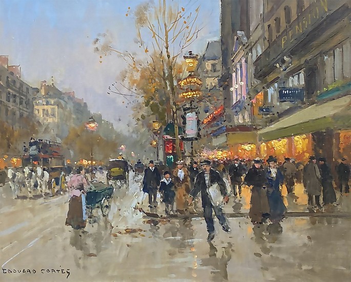 Edouard Cortes, Porte de St. Denis
Oil on Canvas