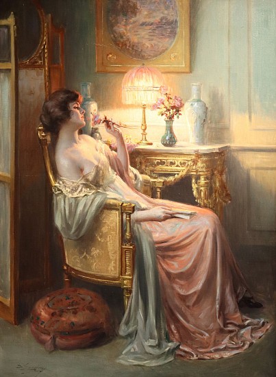 Delphin Enjolras, In the Boudoir
Oil on Canvas