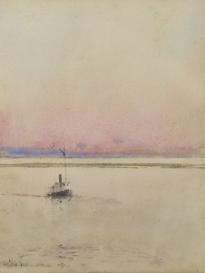 Frederick Childe Hassam, Sunset
1894, Watercolor on Paper