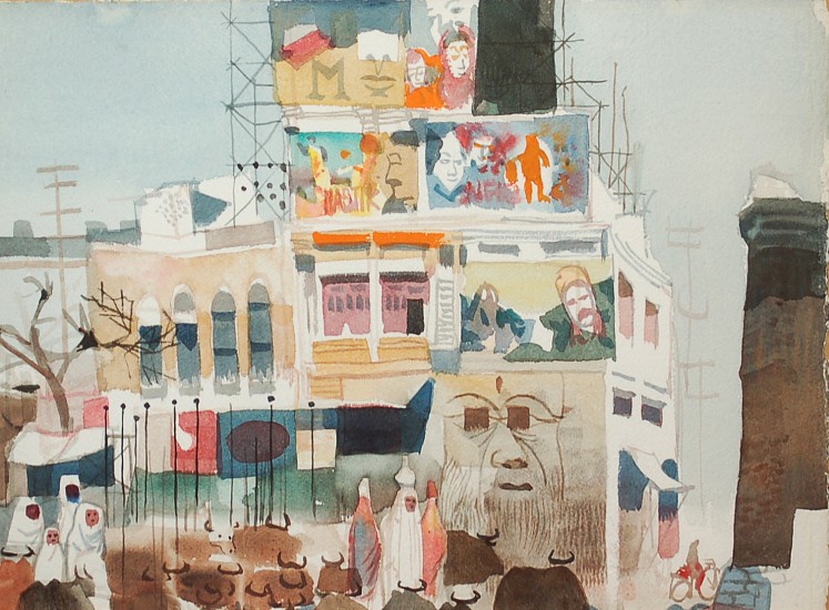 Dong Kingman, Old Dehli
Watercolor