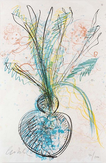 Dale Chihuly, Two Putti
2001, Color Lithograph