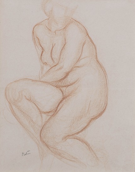 Thomas Hart Benton, Nude Study
1919, Conte Crayon