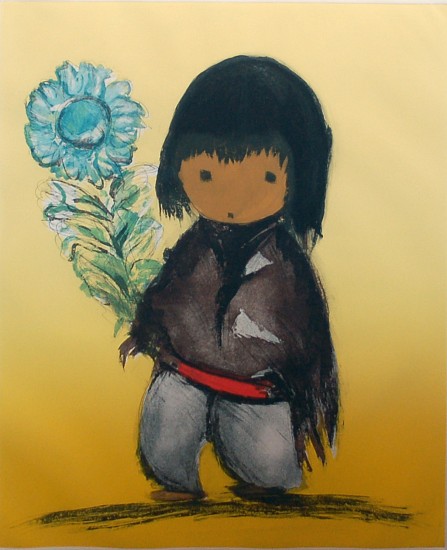 Ettore (Ted) DeGrazia, Little Boy
1979, Color Lithograph