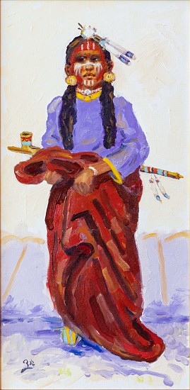 R.H. Dick, The Sacred Pipe
Oil on Canvas