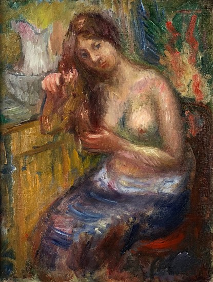 William J Glackens, In Her Boudoir
Oil on Canvas