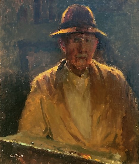 Gustav Goetsch, Self Portrait
1968, Oil on Canvas