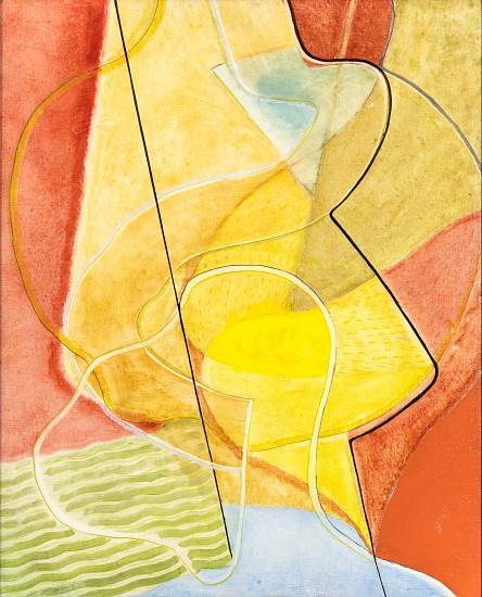John Ferren, Composition aux Plais Jaunes
1931-33, Oil on Canvas